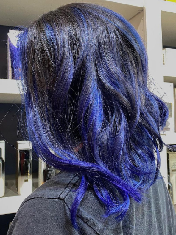 Blue Balayage by Anna