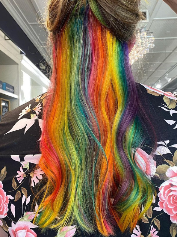 Rainbow Hair by Jason