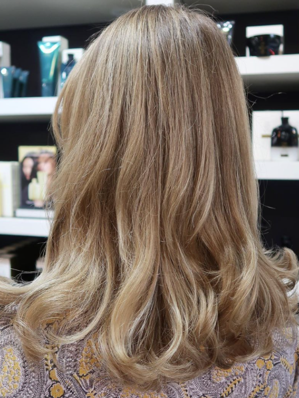 Cut and Blonde Balayage by Devon