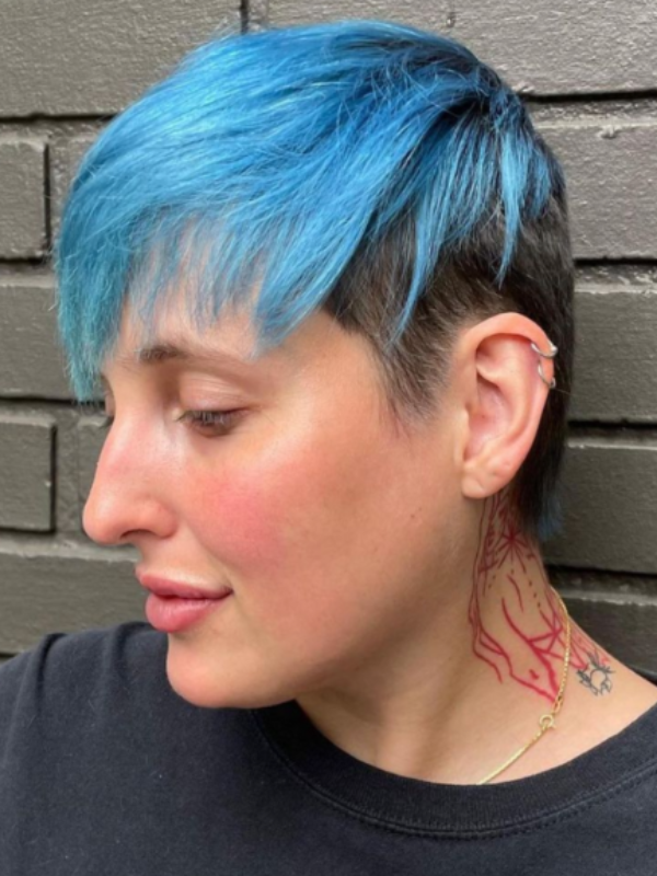Cut and Fantasy Hair Color by Anna
