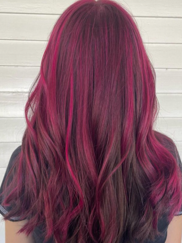 Hot Pink Color by Anna
