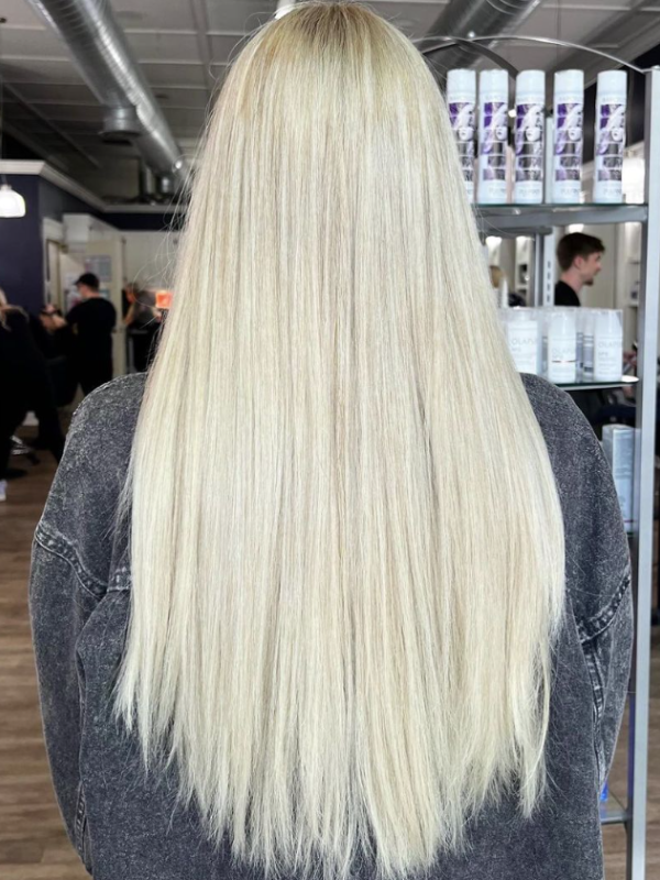 Icey Blonde Highlights by Devon